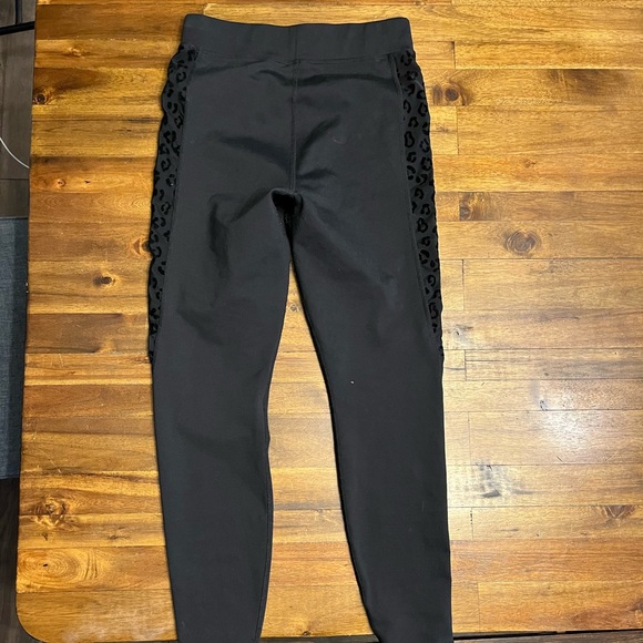 Good American Black Leopard Illusion Shapewear Leggings 2 - Picture 5 of 8